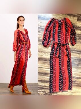 Tucker NYC Floral Patchwork Print Maxi Dress